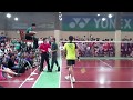 Taufik Hidayat Vs. Chetan Anand - Bay Badminton - Arguing over a birdie