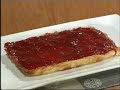 Tarta de queso con mermelada de fresa (apta celíacos)