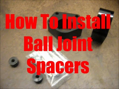 How To Install Ball Joint Spacers on IFS Toyota Trucks and 4Runners