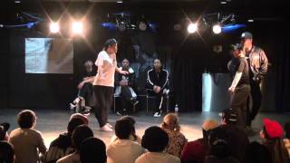 Blu-G & Arisa vs にっしゃん & Taka – Everybody Get up vol.4 TOP16