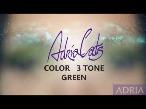Adria Color 3Tone Green - цветные линзы.