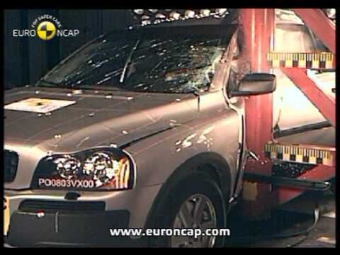 euro ncap  volvo xc90  2003  crash test