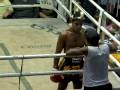 Ash (Tiger Muay Thai) wins first Muay Thai fight in Thailand with 1st round KO