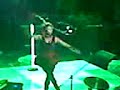 presentaci�n en el palenque de texcoco 2008 de alejandra guzman, interpeta mala hierba