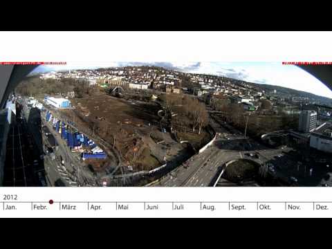 2012 Februar | Baumfällarbeiten Mittlerer Schlossgarten | Zeitraffer