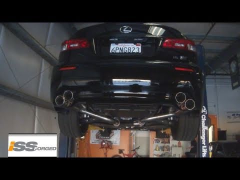 INSANE SOUNDING LEXUS ISF – ISSforged Stainless Cat-Back Exhaust System