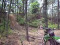 klx250s and Christini 2 wheel drive motorcycle doing trials