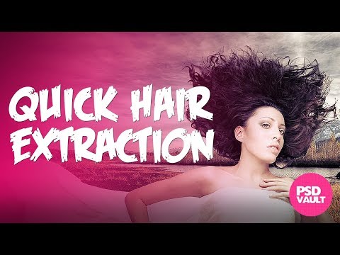 how to isolate hair in photoshop cs6