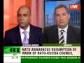 Russia's envoy to the military alliance on Georgian and Ukrainian NATO membership, the former Georgian republics of South Ossetia and Abkhazia, and the future of Russia-NATO relations