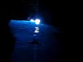 Swimming in the Blue Grotto, Capri Italy