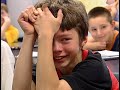 Dad Surprises Son After Returning From Iraq. RAW