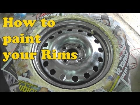 how to paint ur rims