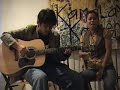 zandi and justin at kamalayan playing save me from myself