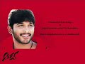 Edo Priya Ragam::telugu Karaoke::aarya