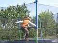 trampolin fart/speed i baghaven