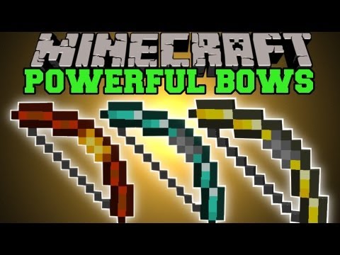 how to make a power v bow in minecraft