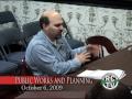 Public Works & Planning Committee - October 6, 2009