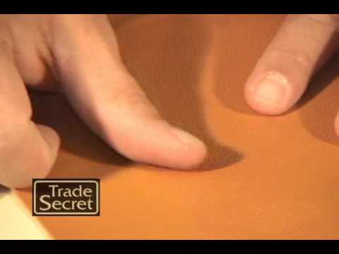 how to repair scuffed leather