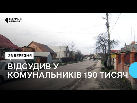 ​На Житомирщині чоловік відсудив майже 200 тис грн за пошкоджене через розбиту дорогу авто