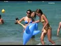 bar refaeli bikini on the beach in san tropez
