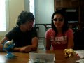 Me and Cathy do an epic weather report in French, filmed by Jesse!