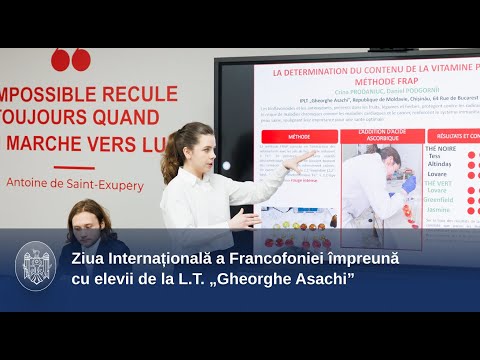 Șefa statului a marcat Ziua Internațională a Francofoniei împreună cu elevii și profesorii de la Liceul Teoretic „Gheorghe Asachi” din Chișinău