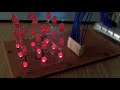 It's finally alive! Here's a video of the 3x3x3 Arduino-powered LED cube I built: http://t.co/MT53vbzT