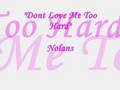 Dont Love Me Too Hard - B.Vitolio