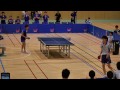 【卓球】2014インカレ男子決勝2番 吉村vs丹羽 卓球