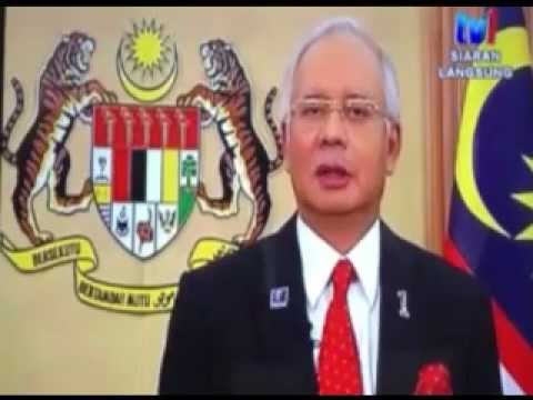 Najib announces dissolution of parliament (3 April 2013)