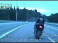 Police Chase Motorbike at Over 245 kph in Sweden