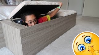 BEST HIDE AND SEEK SPOT!! & My Squishy Toys Collection