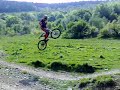 Deans crash on bottom double at Cwmcarn Deans crash on bottom double at Cwmcarn