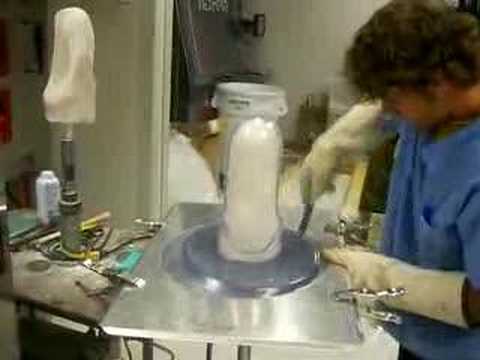 The prosthetics lab at Walter Reed ...
