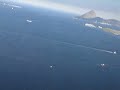 Landing at runway 20L at Santos Dumont (SBRJ / SDU) airport in Rio de Janeiro/RJ - Brazil. The airplane was a 737-300 from VARIG airlines.