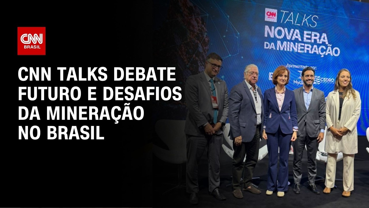 Mineração, terras raras e tecnologia; CNN Talks coloca em evidência desafios da área | PRIME TIME
