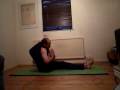 Ashtanga . Working towards Eka Pada Sirsasana Jump back