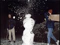 Kerstkaart De Sneeuwpop