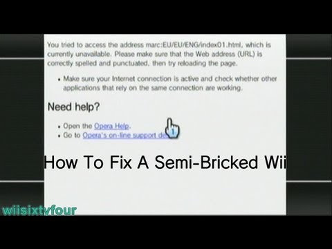 how to repair a bricked wii u