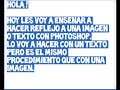 Tutorial Photoshop - Reflejo imagen ó texto