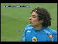 Disculpen la calidad del video. Segundo tiempo (resumido por falta de tiempo): La gran final en el Estadio Azteca, Clausura 2005, 3ra. y ultima parte, Juego de Vuelta América Vs. UAG (6-3, global: 7-4). GOLES: 2´ Aarón Padilla Mota 4´ Claudio Javier López 22´ Eduardo Fabián Lillingston García 37´ Aarón Padilla Mota 59´ Carlos María Morales 62´ Cuauhtémoc Blanco Bravo 68´ José de Jesús Mendoza 86´ Flavio Germán Davino Rodríguez 89´ Claudio Javier López !! ARRIBA EL AMÉRICA !! Saludos a todos ...