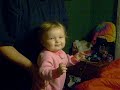 Skylar using her father as a jungle gym Skylar using her father as a jungle gym
