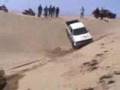 pulling out a smashed Toyota - Pismo Beach