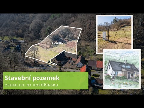 Video Stavební pozemek, 5 862 m2, Kokořínsko