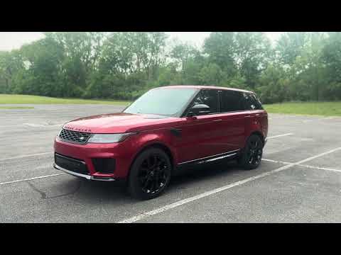 Used 2021 Red Land Rover HSE Silver Edition image 1