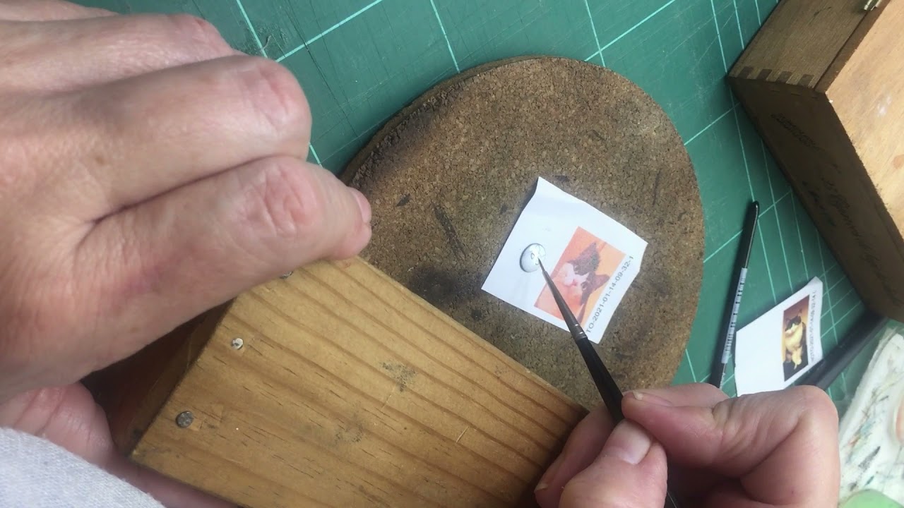 Joyas en esmalte al fuego, pareja de pendientes