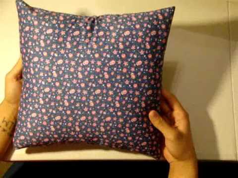 pillow - In this sewing tutorial I show you how to make a super easy envelope pillow cover. This is a great beginner project that any child or adult can make. If you ...