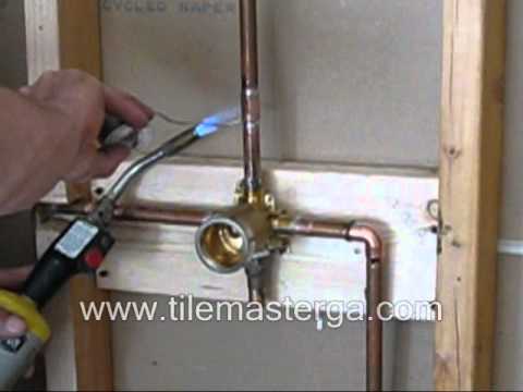 how to rebuild shower valve