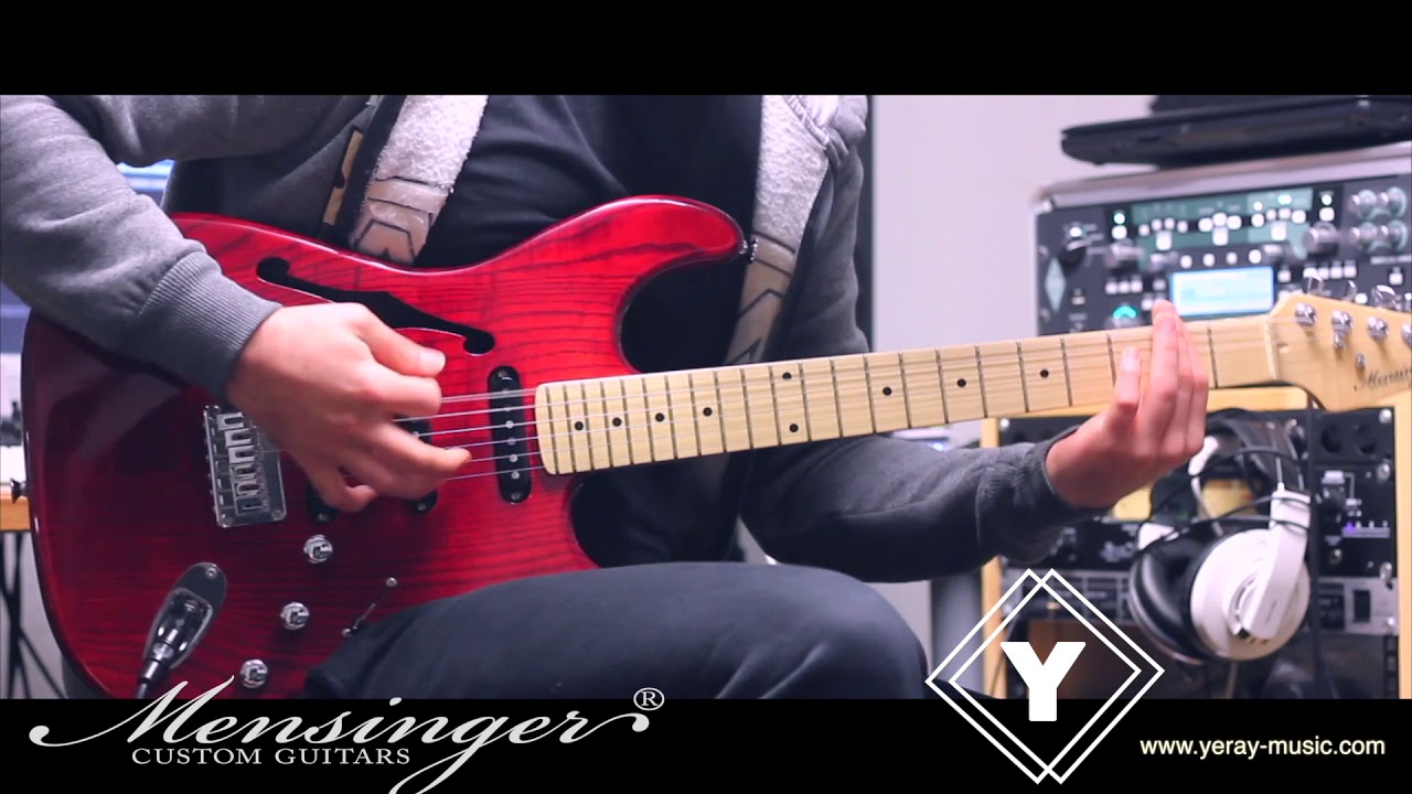 Mensinger Passenger 'Red' Hollowbody - Guitar Demo by Yeray Diaz Hurtado