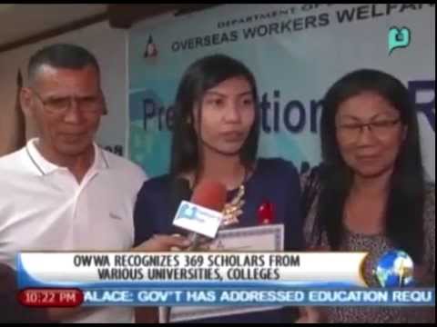 how to apply owwa scholarship